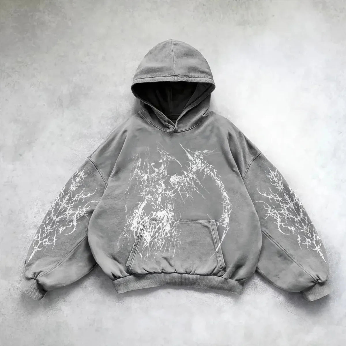 Hip Hop Y2K Printed Hoodie - No Halo Co.