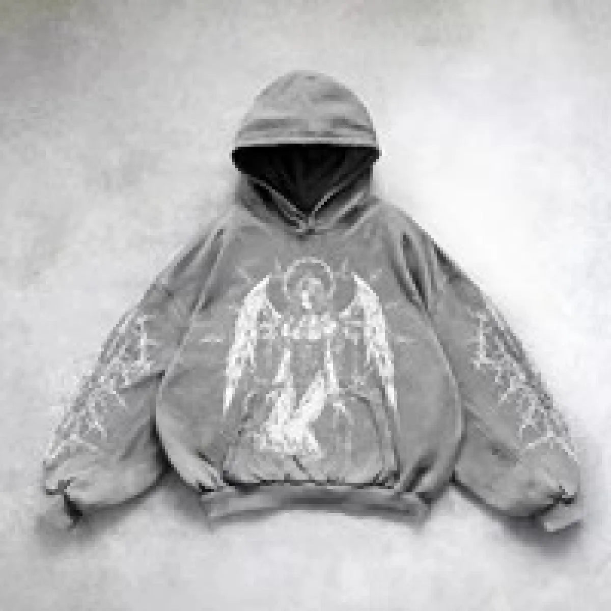 Hip Hop Y2K Printed Hoodie - No Halo Co.