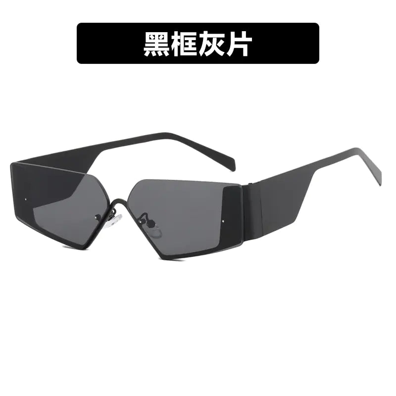 Futuristic Y2K Frameless Sunglasses for Street Style Project 01