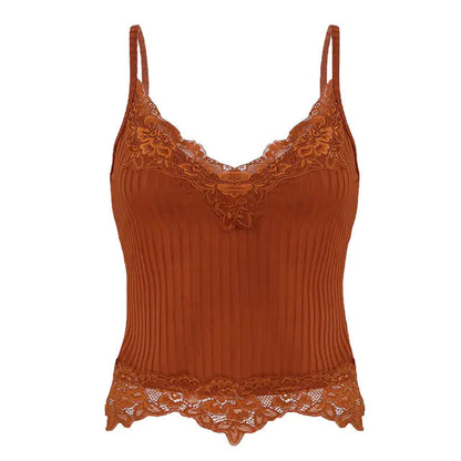 Lace Cut Y2K E-Girls Fairy Style Rib Knit Tank Top Project 01
