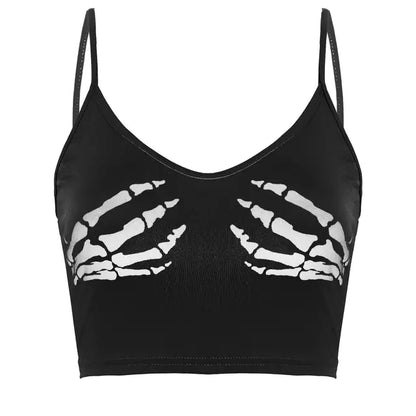 Lace Cut Y2K E-Girls Fairy Style Rib Knit Tank Top Project 01