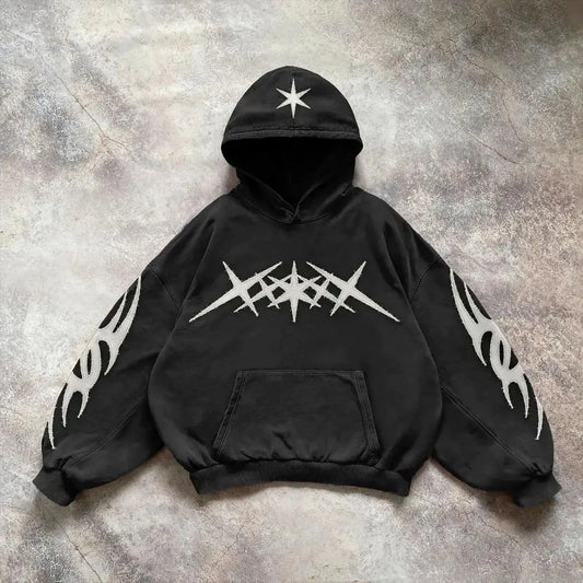 Y2K Grunge Pullover Hoodies for Women - No Halo Co.