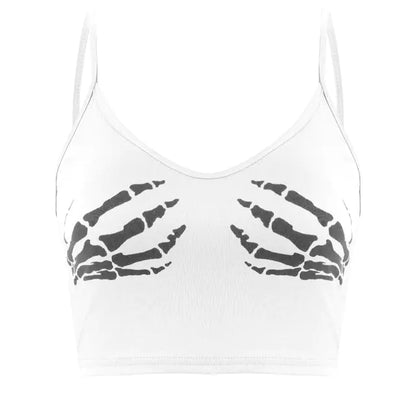 Lace Cut Y2K E-Girls Fairy Style Rib Knit Tank Top Project 01