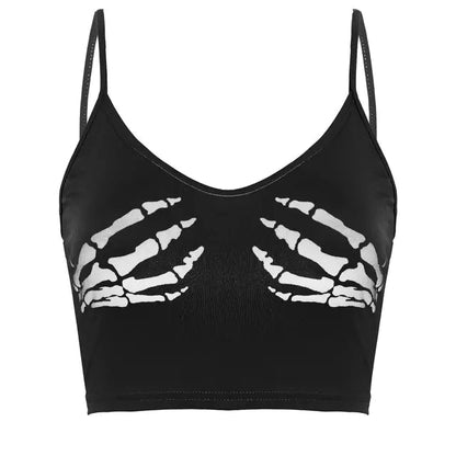 Lace Cut Y2K E-Girls Fairy Style Rib Knit Tank Top Project 01